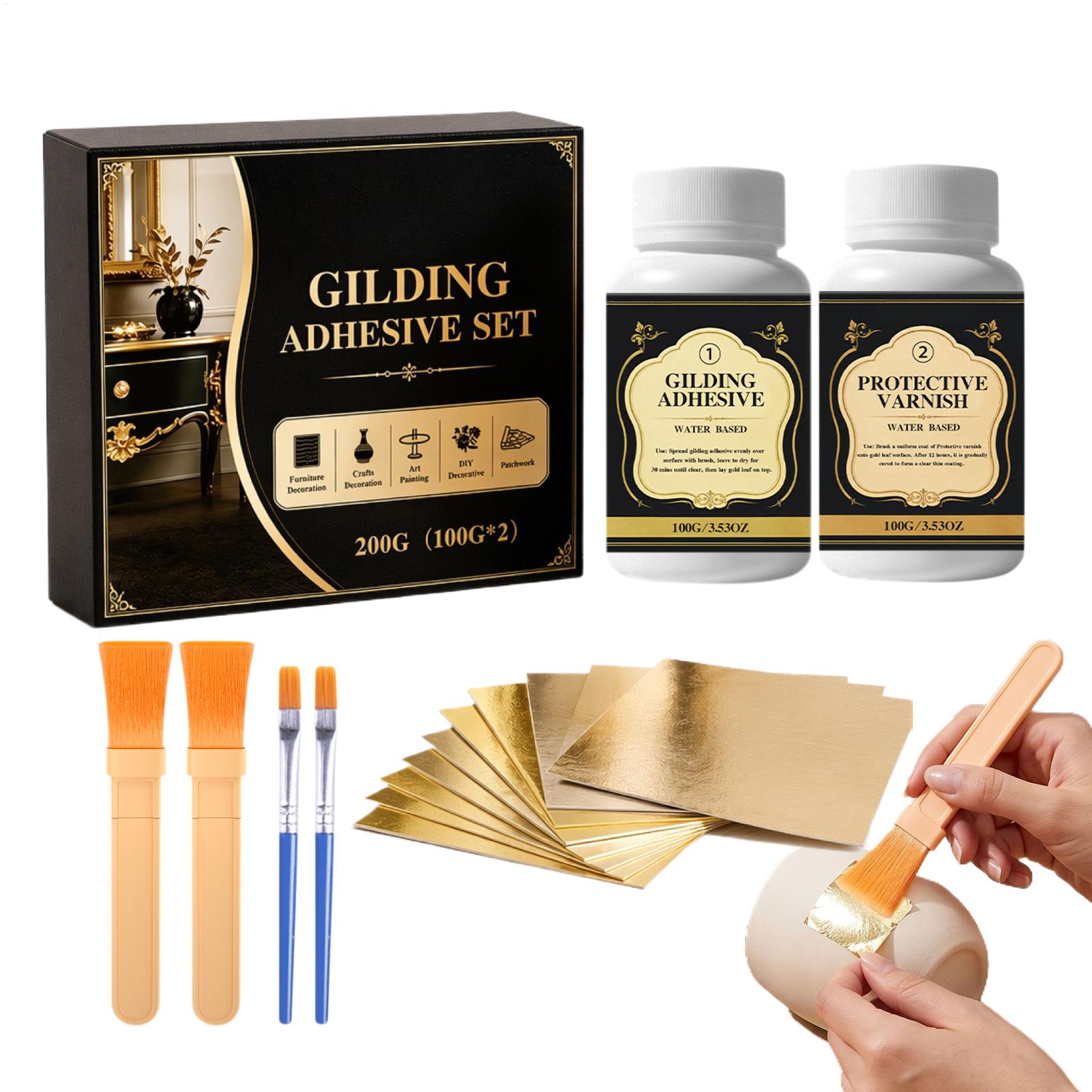 Art Craft Glue - NEW Gilding Adhesive Water-Based Long-Lasting DIY