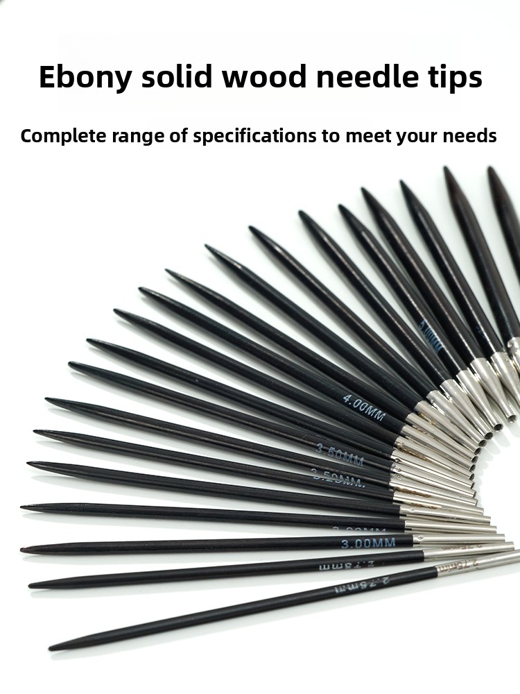 Knitting Needle Circular - Black Ebony Circular Needle Single Needle