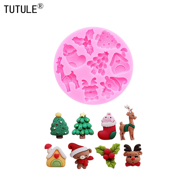 Art Craft Glue - Christmas Series Silicone Mold Christmas Tree