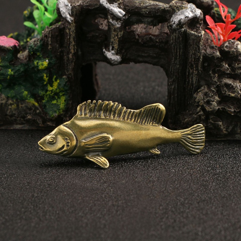 Art Craft Easter - 1 PC Brass Fish Ornament Creative
