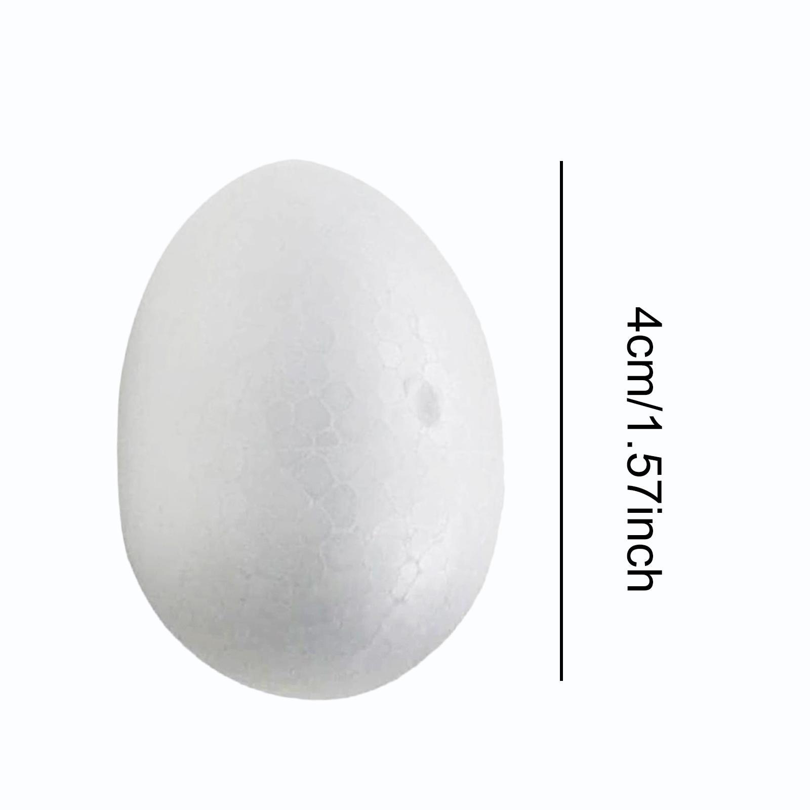 Art Craft Easter - Foam Easter Eggs White Craft DIY