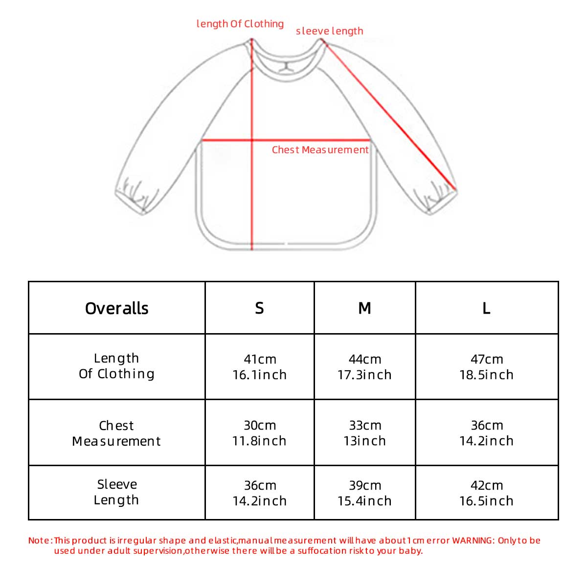 Kids Baby Long Sleeved PU Bibs - Art Craft 2 Year Olds 评论和价格