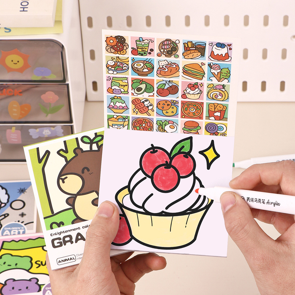 Cartoon Handy Coloring Book 25 - Art Craft Notebook 评论和价格