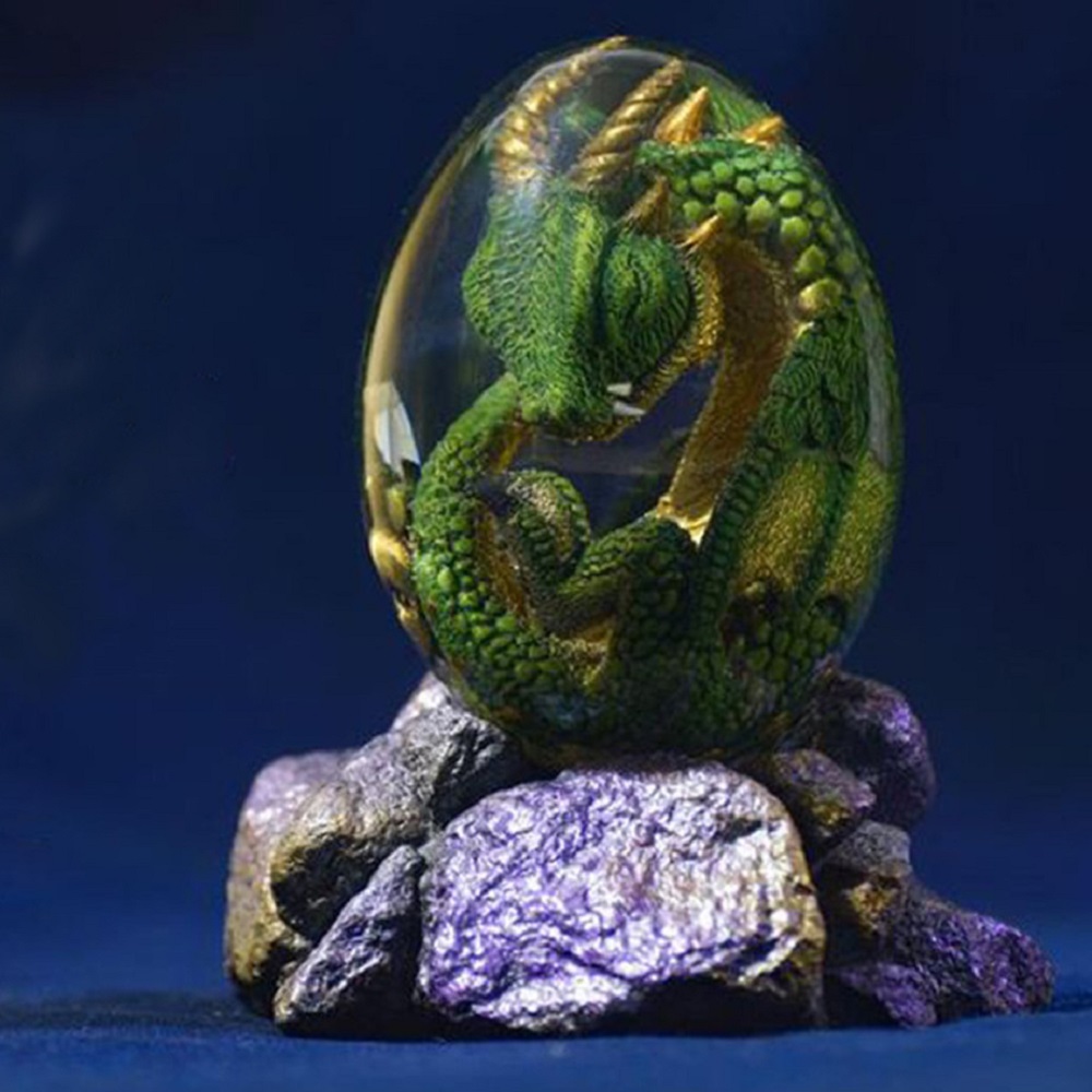 Lava Dragon Egg Statue With St - Art Craft Easter 评论和价格