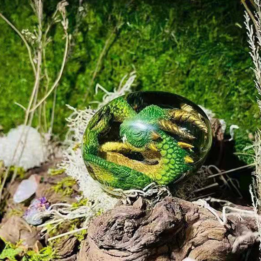 Lava Dragon Egg Statue With St - Art Craft Easter 评论和价格