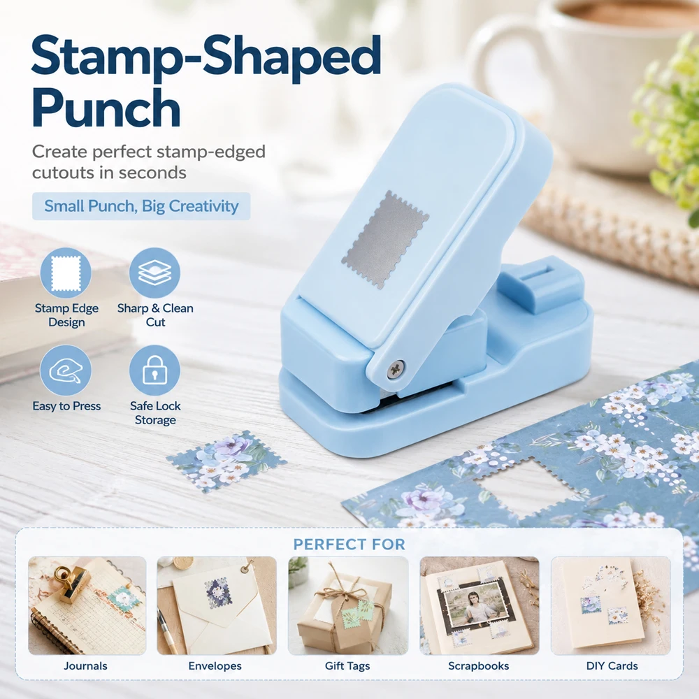 Postage Stamp Edge Paper Punch - Art Craft And 评论和价格