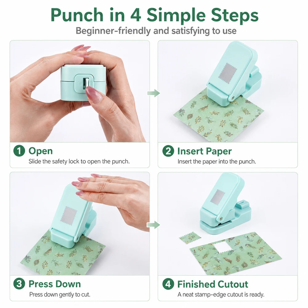 Postage Stamp Edge Paper Punch - Art Craft And 评论和价格