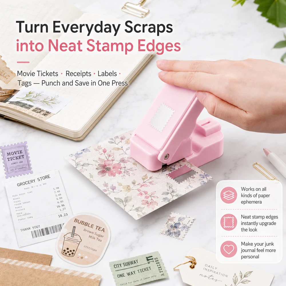 Postage Stamp Edge Paper Punch - Art Craft And 评论和价格