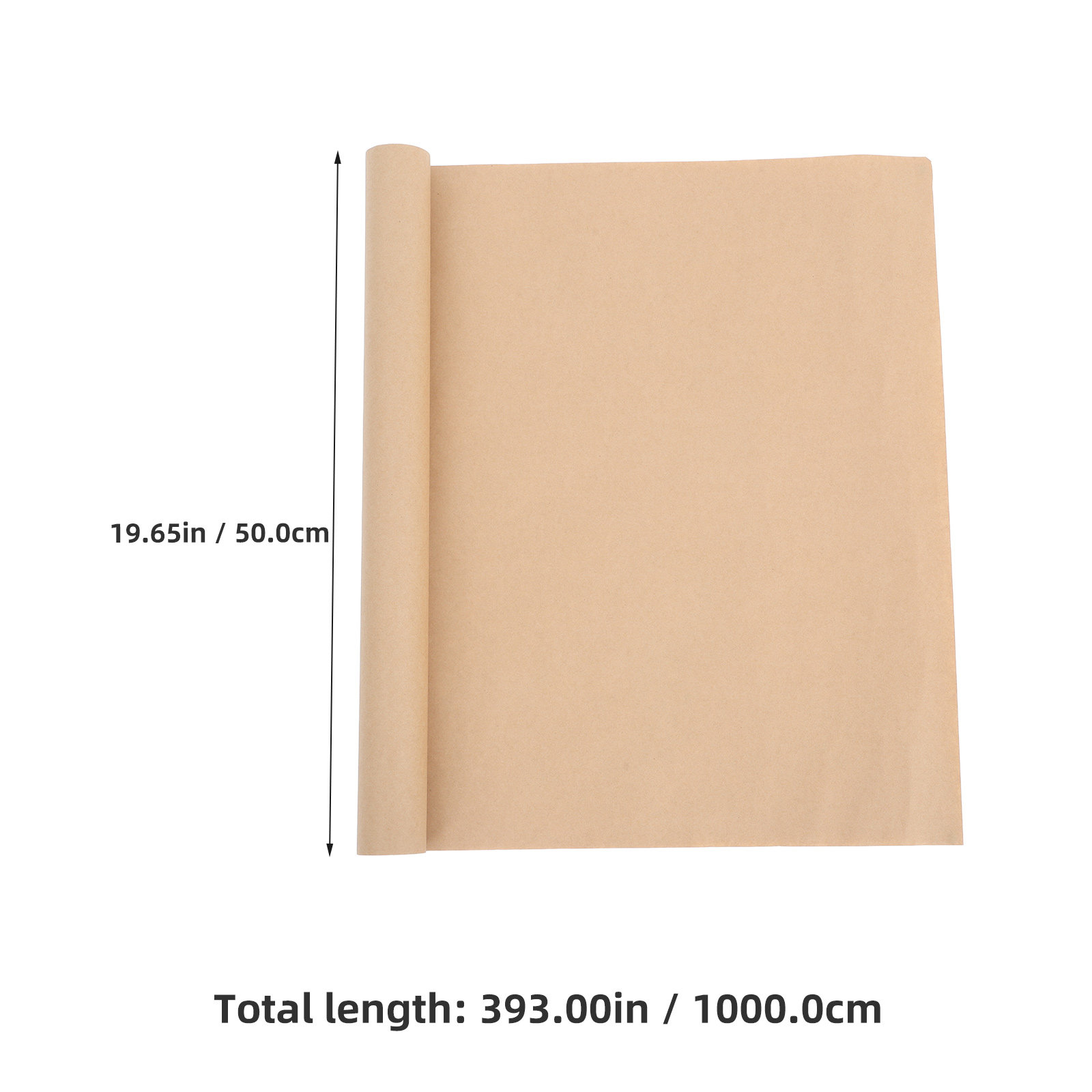 Brown Wrapping Paper Roll Larg - Art Craft Table 评论和价格