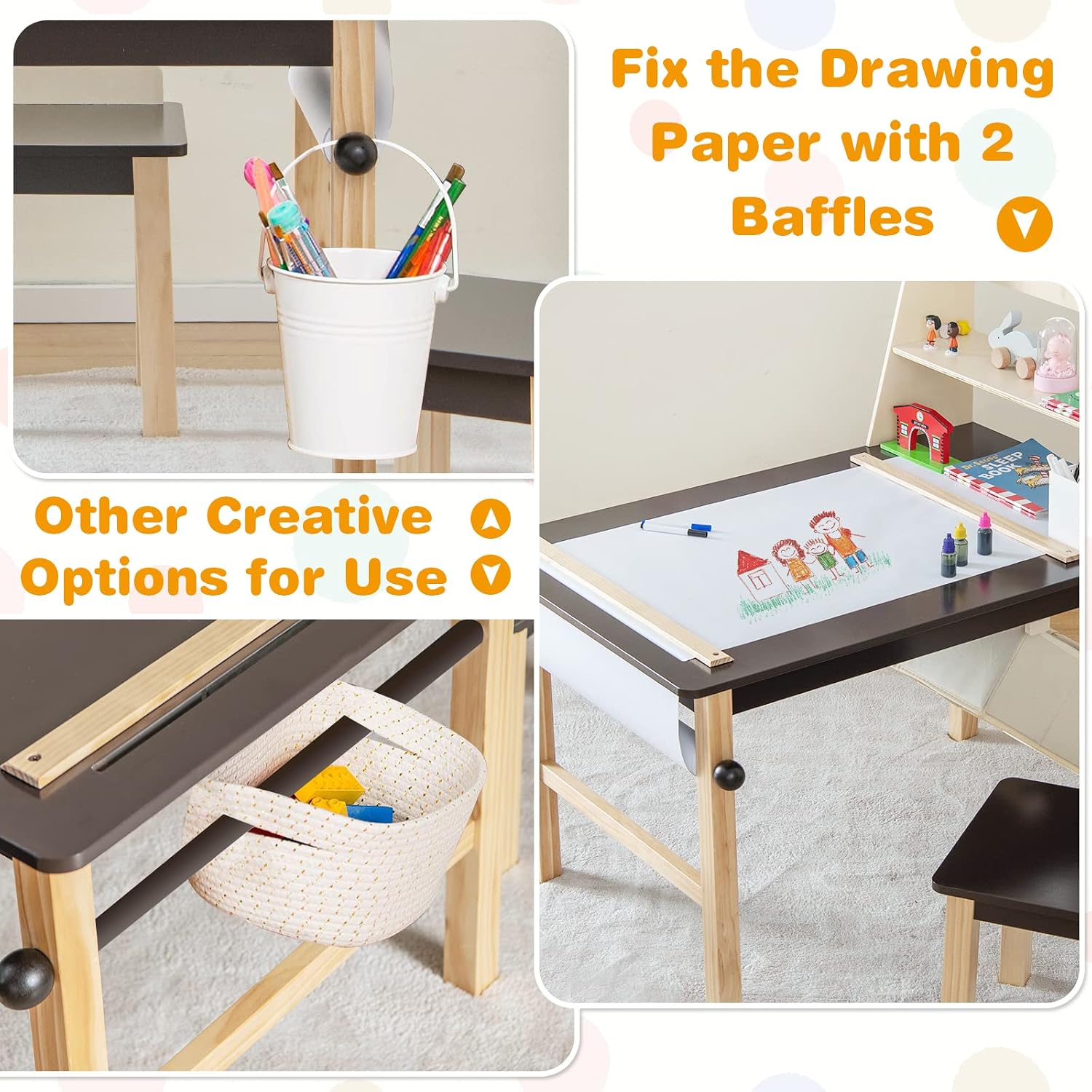 Kids Art Table and Chair Set,  - Art Craft 2 Year Olds 评论和价格