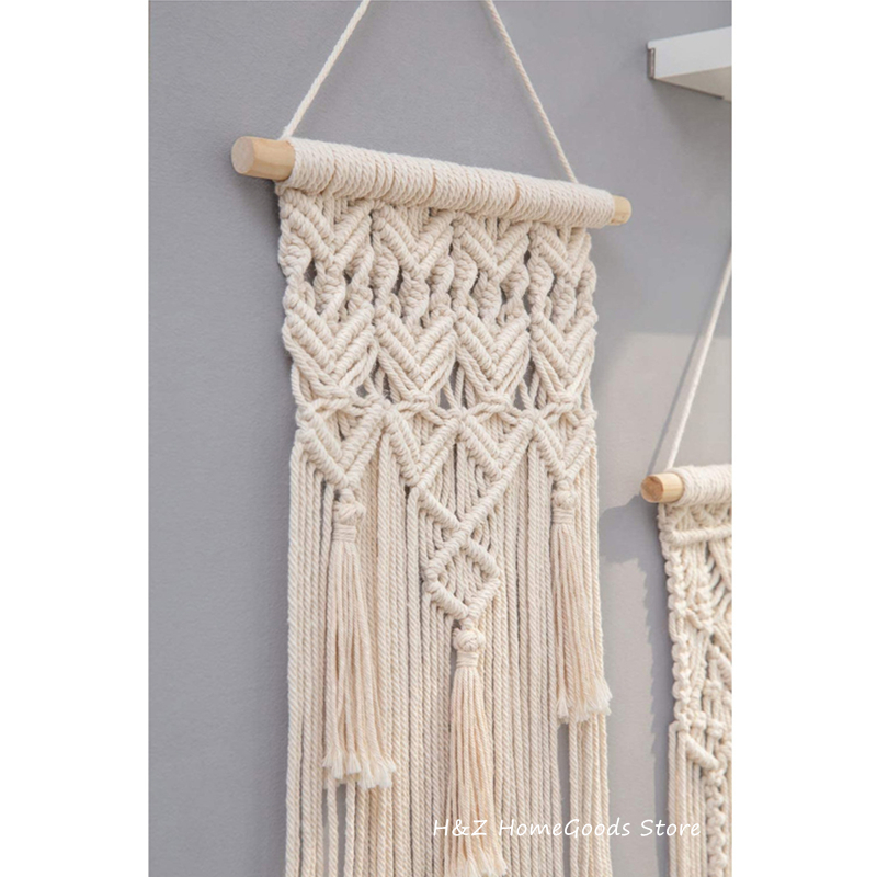 Hot Macrame Wall Hanging Tapes - Macrame Cord Cotton 评论和价格