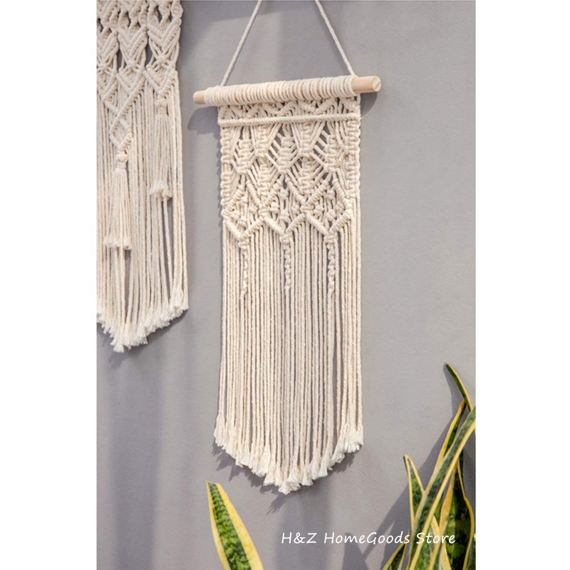 Hot Macrame Wall Hanging Tapes - Macrame Cord Cotton 评论和价格