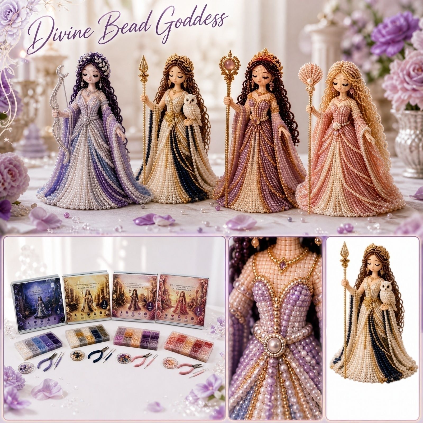 Divine Beaded Goddess DIY Craf - Art Craft Earth Day 评论和价格