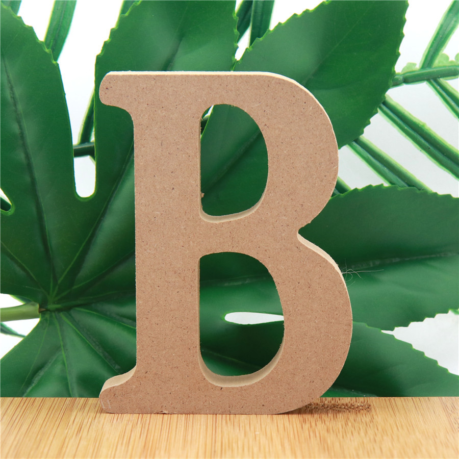 1pc 10cm Wood Color Wooden Let - Art Craft Letter A 评论和价格