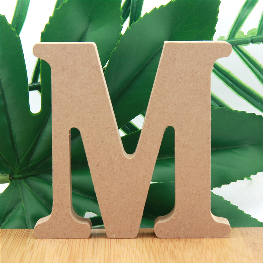 1pc 10cm Wood Color Wooden Let - Art Craft Letter A 评论和价格