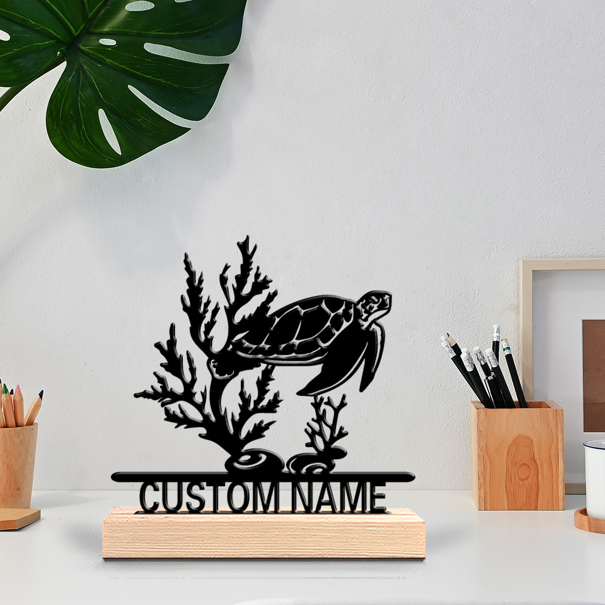 1pc Abstract Sea turtle Custom - Art Craft Letter A 评论和价格