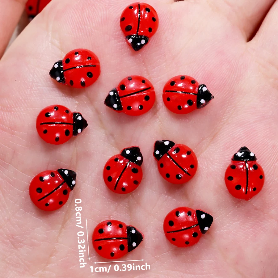 50Pcs Cute Cat Paws Ladybug Bu - Art Craft Ladybug 评论和价格