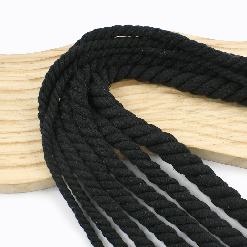 1-5M 5-20mm Black 3 Shares Twi - Macrame Cord Cotton 评论和价格