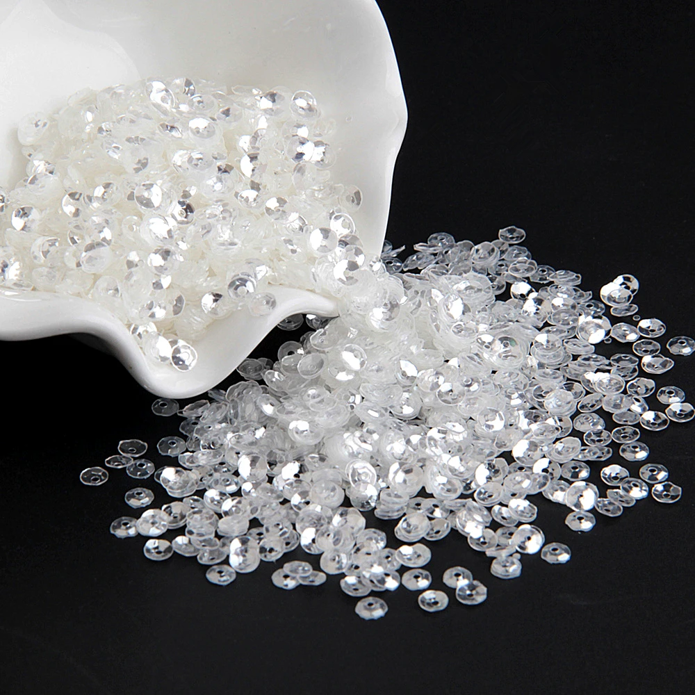 Sequin Crystal Transparent 3mm - Art Craft Cup 评论和价格