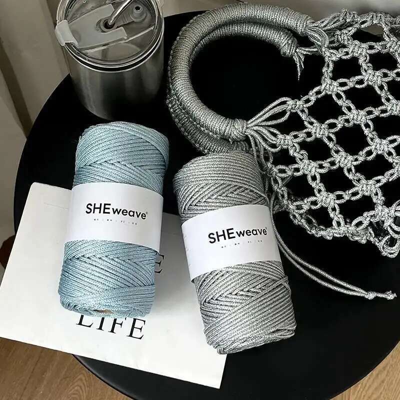 Gold Glossy 5.0mm Light Weight - Macrame Cord Cotton 评论和价格