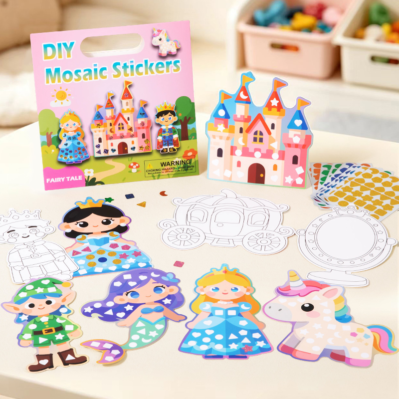 Mirror Mosaic Sticker Toys Cre - Art Craft 2 Year Olds 评论和价格