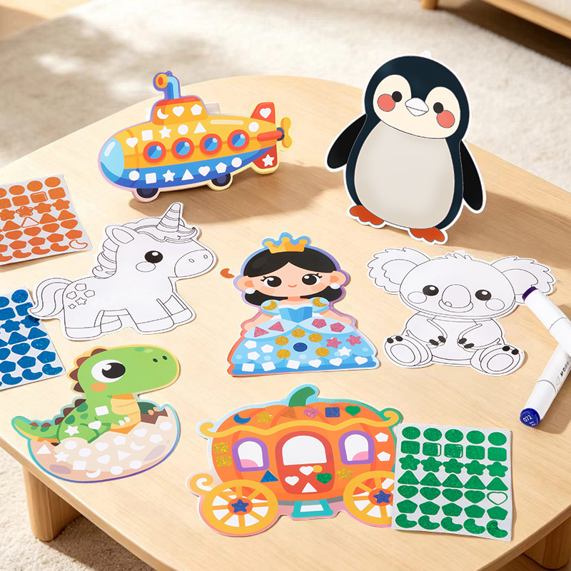 Mirror Mosaic Sticker Toys Cre - Art Craft 2 Year Olds 评论和价格
