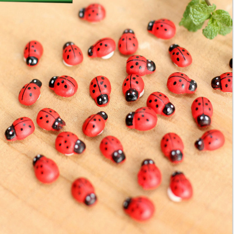 100pcs Self-adhesive Mini Refr - Art Craft Ladybug 评论和价格