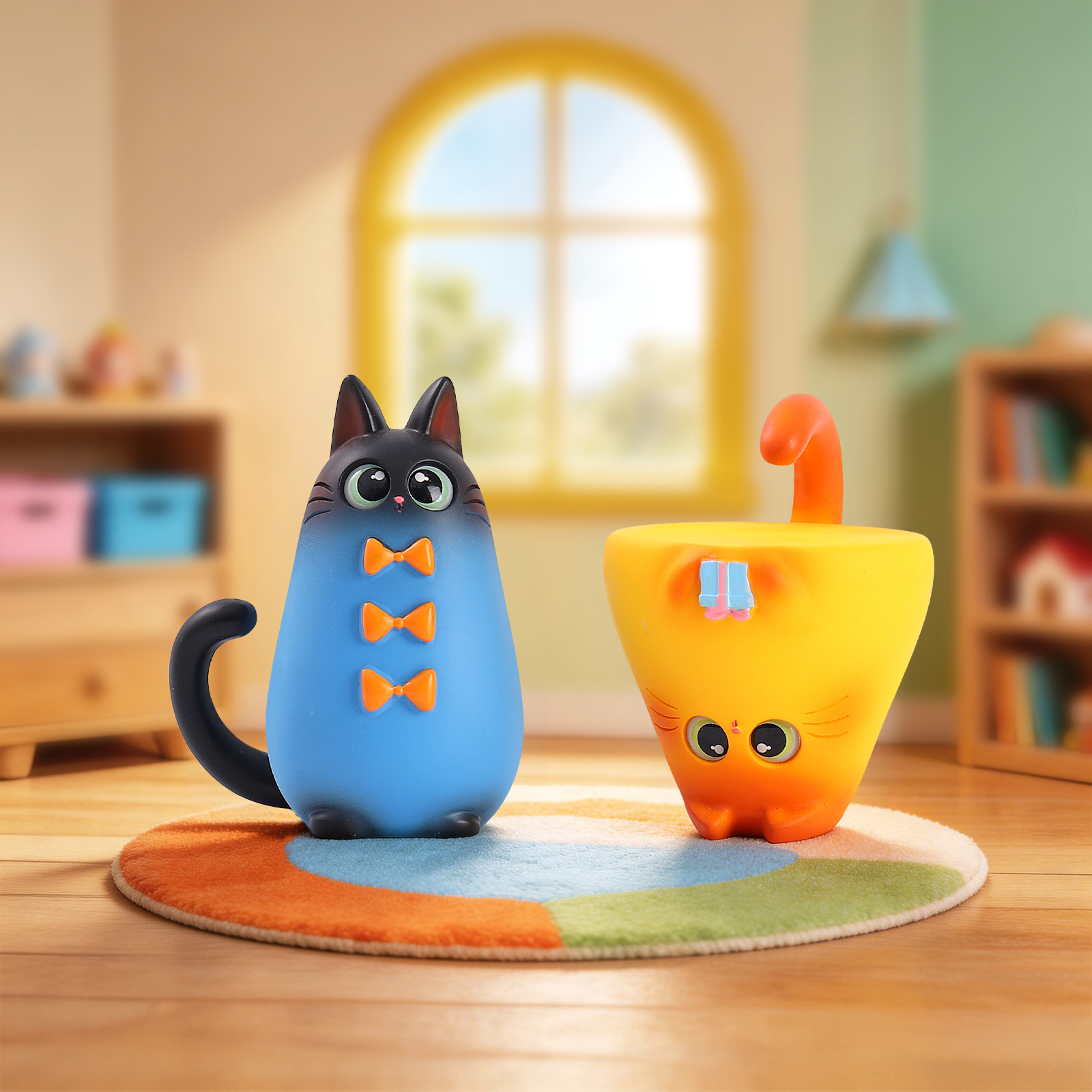 Blind Box Cat Figurine Resin C - Art Craft Table 评论和价格