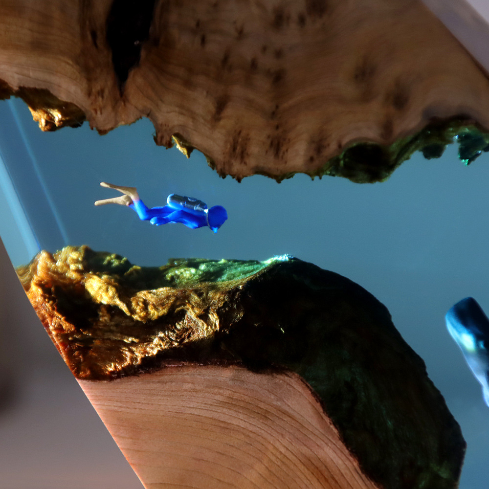 New Underwater Cave Whale Dive - Art Craft Easter 评论和价格