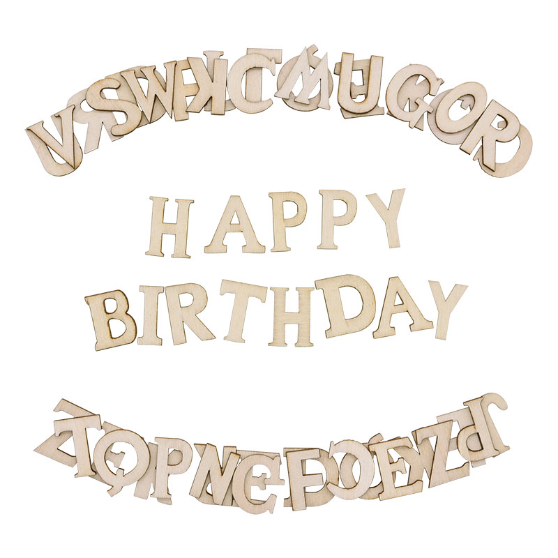 100pcs Wood English Alphabet D - Art Craft Letter A 评论和价格