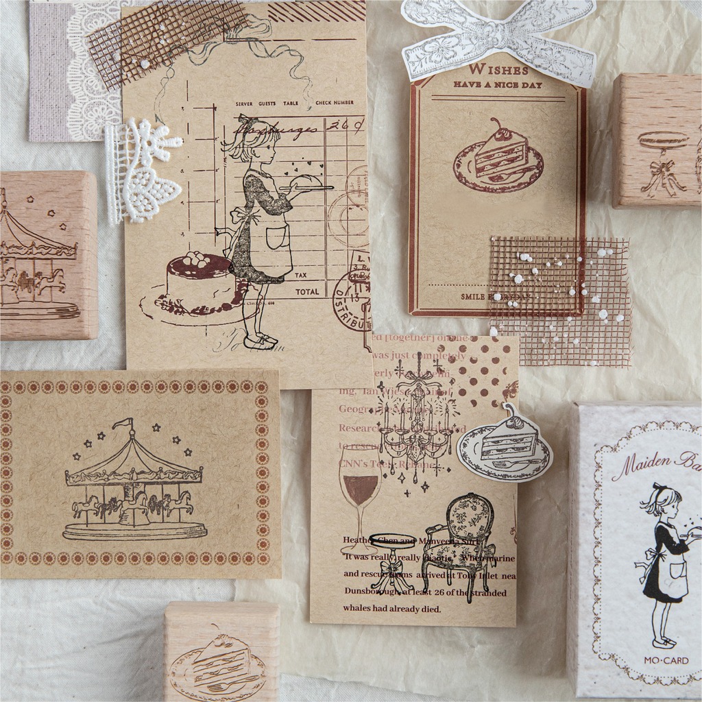 Vintage Wood Cartoon Pattern R - Art Craft Notebook 评论和价格
