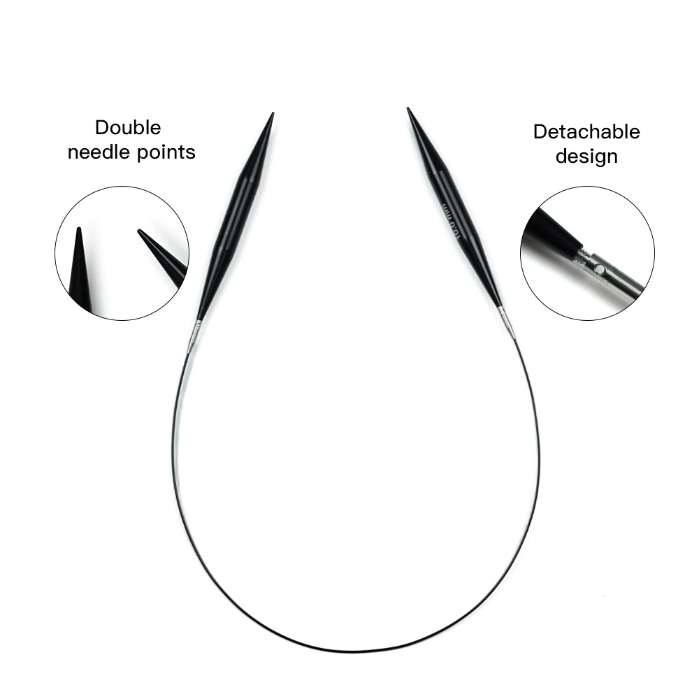 Black Detachable Circular Alum - Knitting Needle Circular 评论和价格