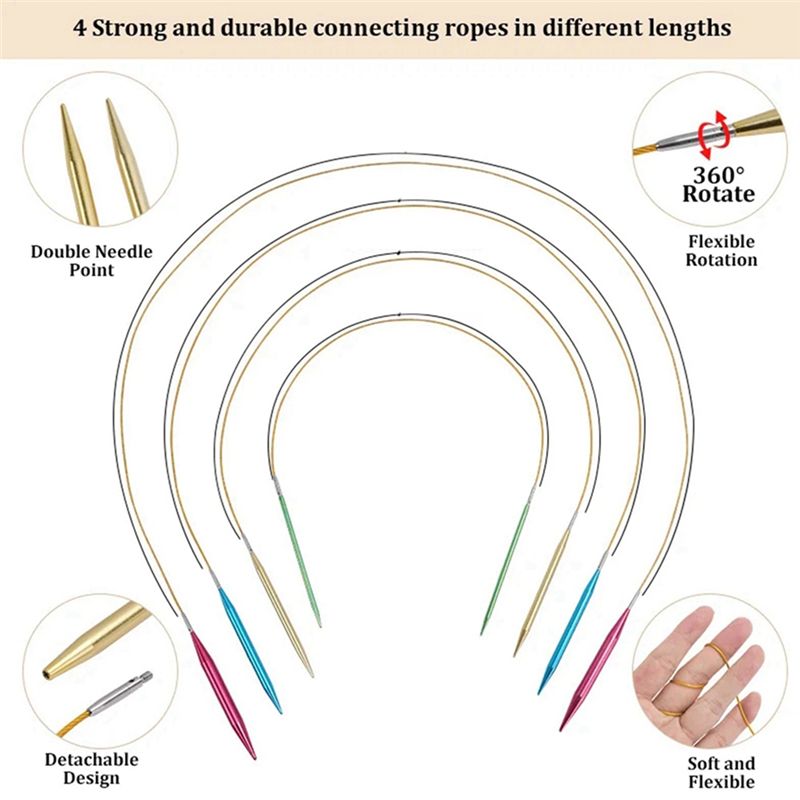 BHTS-Aluminum Interchangeable  - Knitting Needle Circular 评论和价格