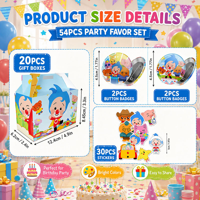 Clown Cartoon Pattern Paper Bo - Art Craft Earth Day 评论和价格