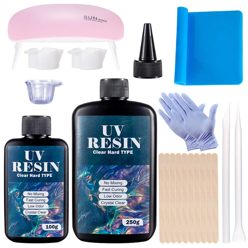 Hard UV Resin Glue Kit Fast Cu - Art Craft Glue 评论和价格