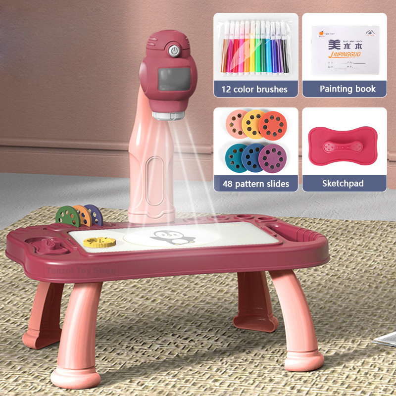 Smart Projector Kids Painting  - Art Craft Table 评论和价格