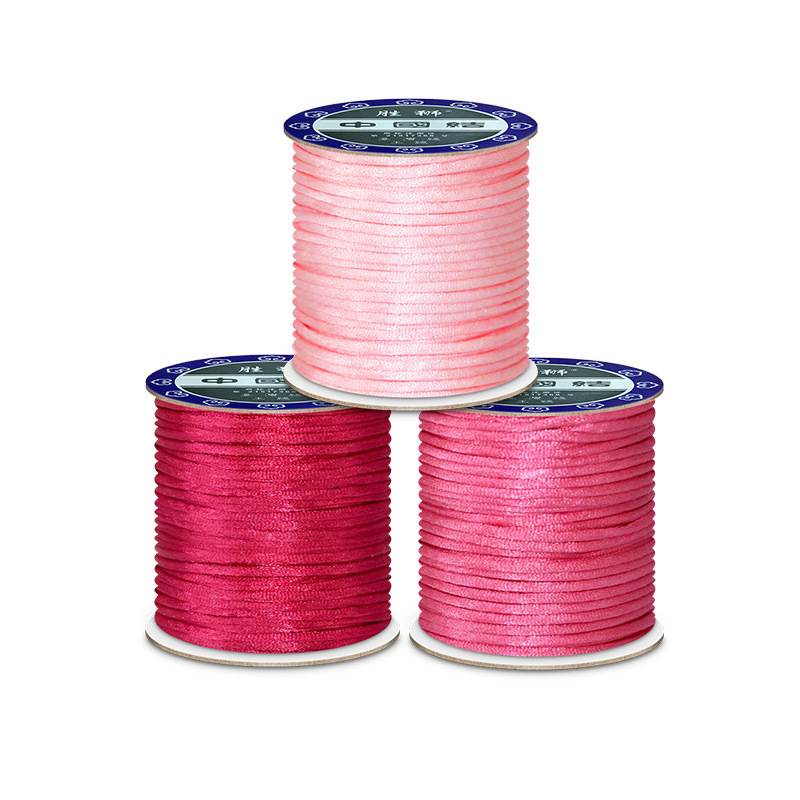 2mm Red Nylon Cord Thread for  - Macrame Cord Cotton 评论和价格
