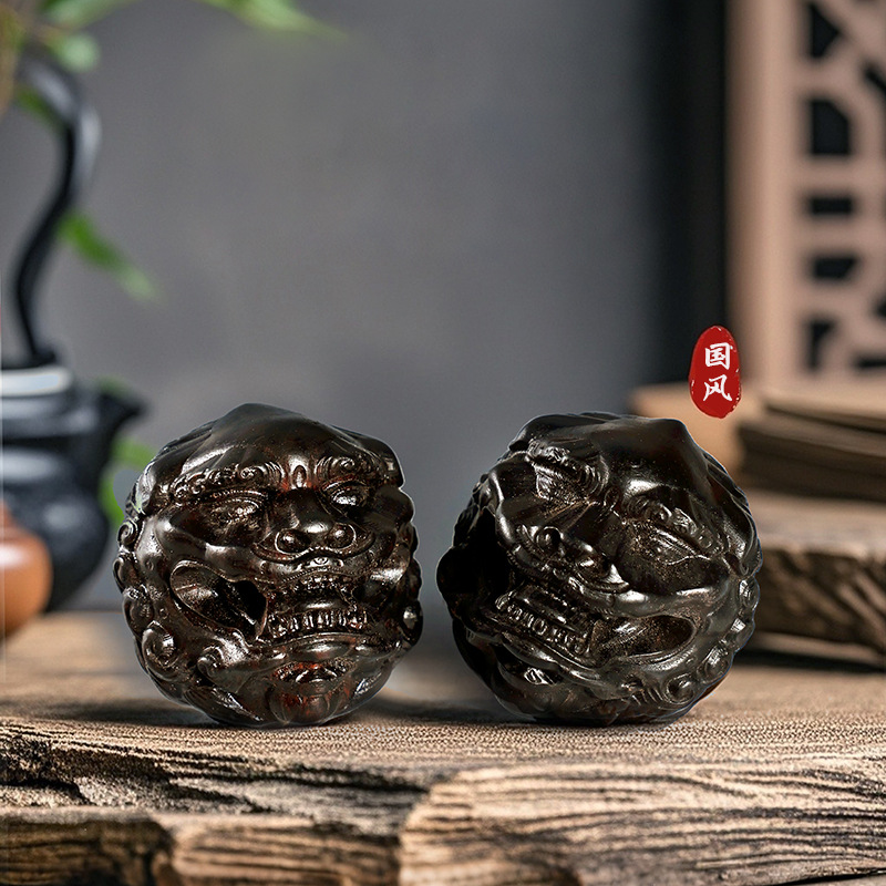 Chinese Black Sandalwood Carve - Art Craft Easter 评论和价格