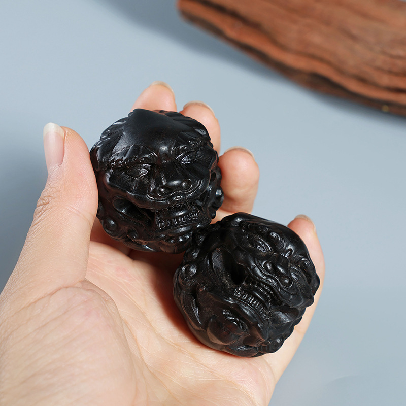 Chinese Black Sandalwood Carve - Art Craft Easter 评论和价格