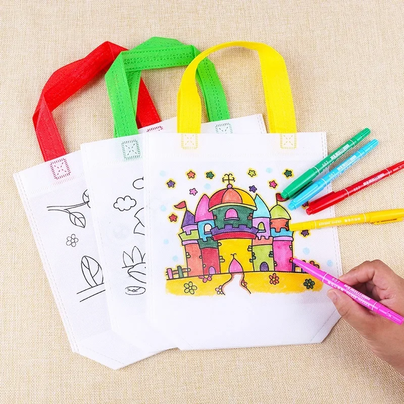 1-10pcs Sets DIY Graffiti Bag  - Art Craft Notebook 评论和价格