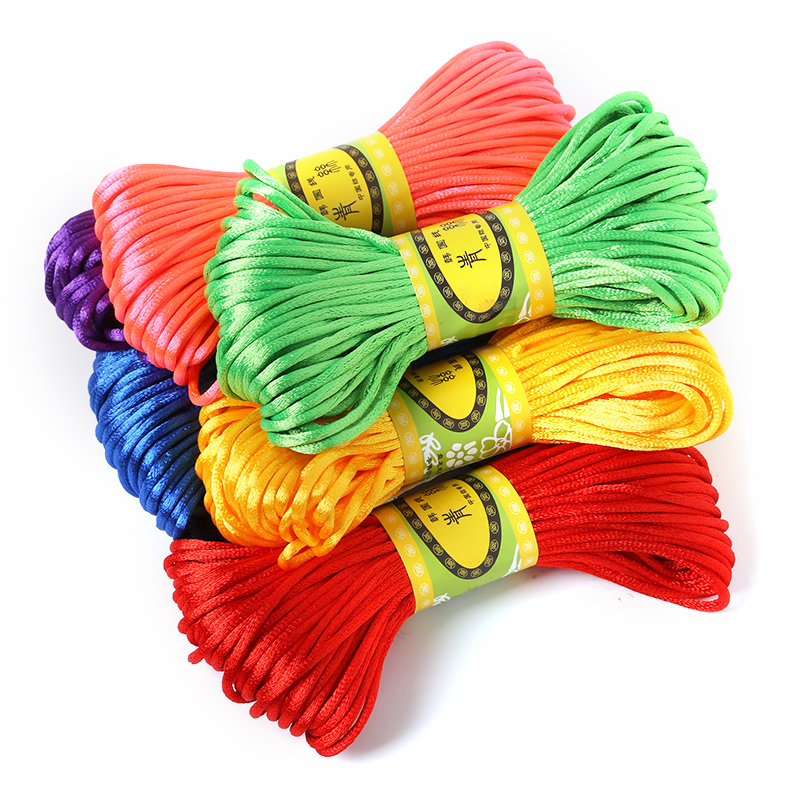 2mm 20meter Soft Satin Rattail - Macrame Cord Cotton 评论和价格