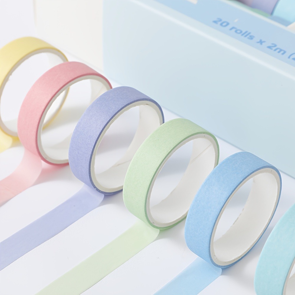 20 Rolls of Macaron Tape, 0.4i - Art Craft Notebook 评论和价格