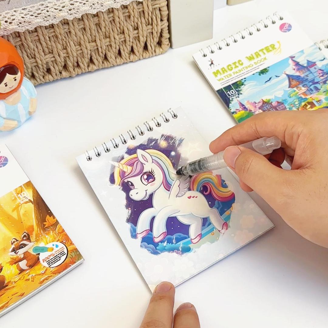 Magic Water Drawing Book for K - Art Craft Activities For Preschoolers 评论和价格