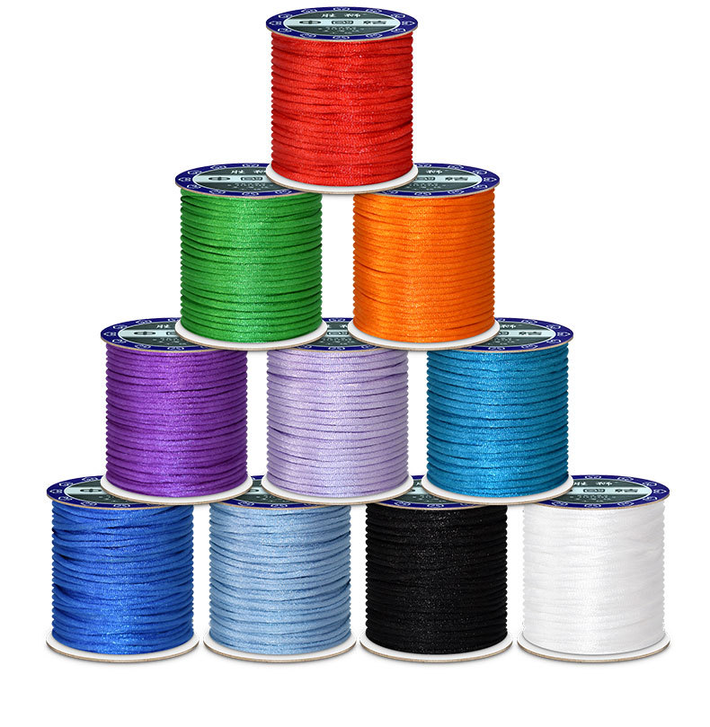 1.5mm 2mm 2.5mm Nylon Cotton B - Macrame Cord Cotton 评论和价格