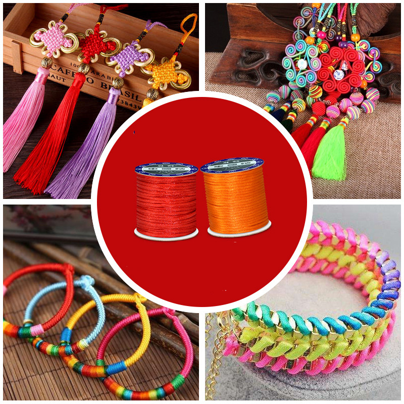 1.5mm 2mm 2.5mm Nylon Cotton B - Macrame Cord Cotton 评论和价格