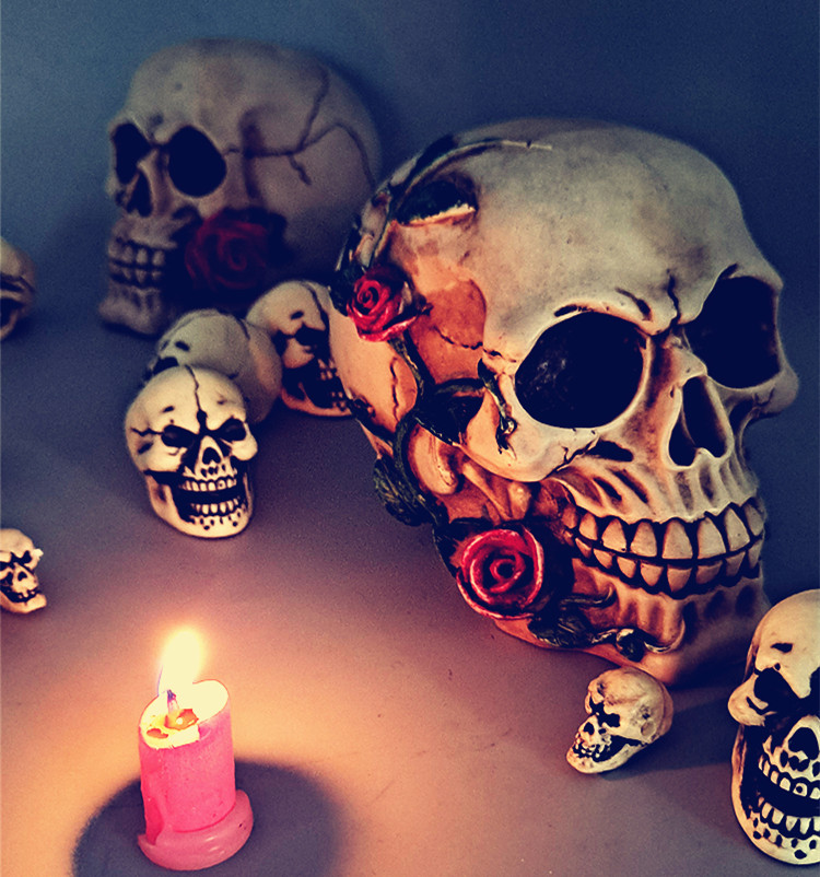Skull silicone mold 3D resin g - Art Craft Glue 评论和价格