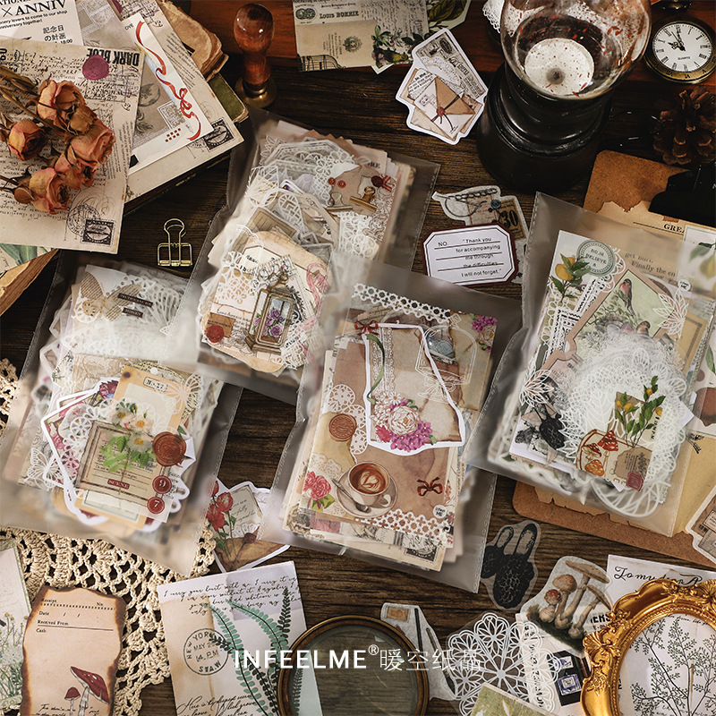1pack/260pcs Vintage Literary  - Art Craft Notebook 评论和价格