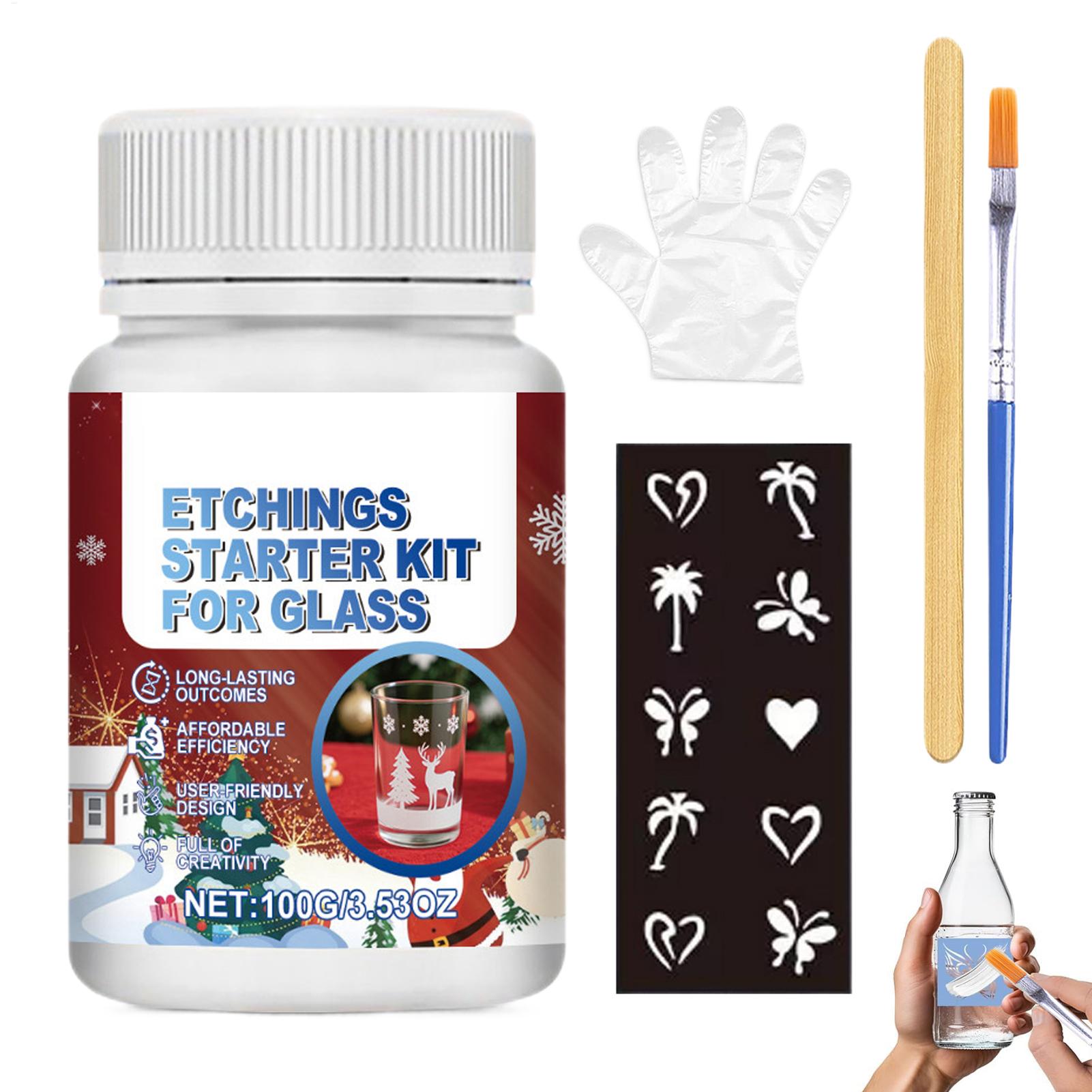Glass Etching Kit Glass Etch S - Art Craft Cup 评论和价格