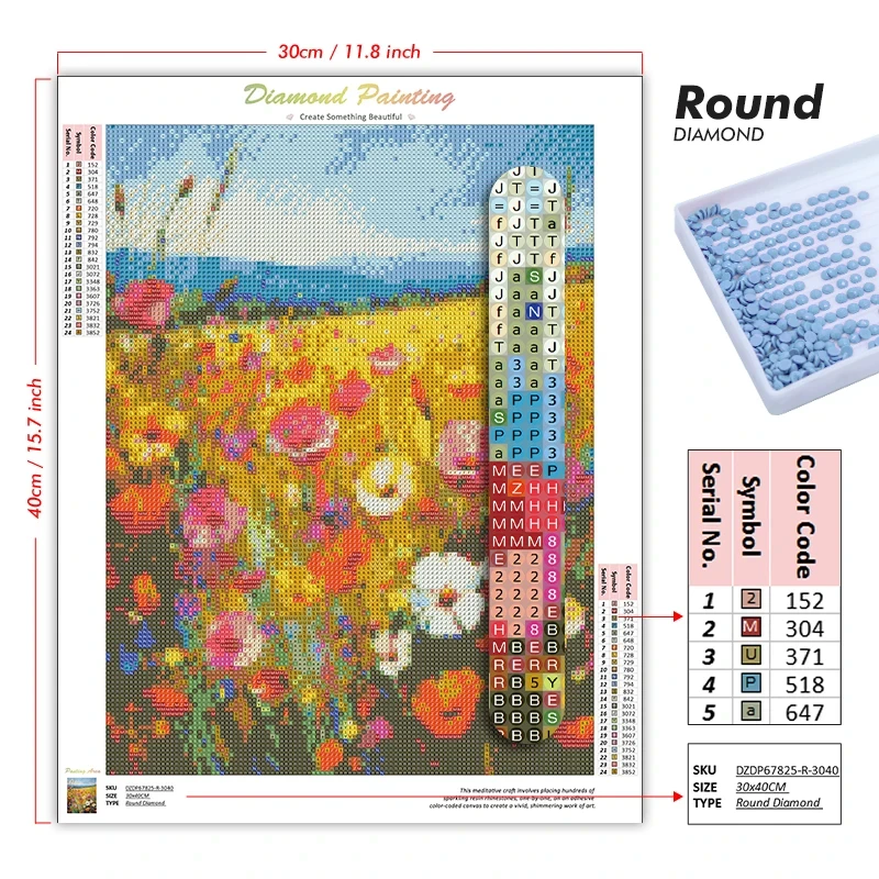 5D DIY Diamond Painting Kit Sc - Art Craft Village 评论和价格