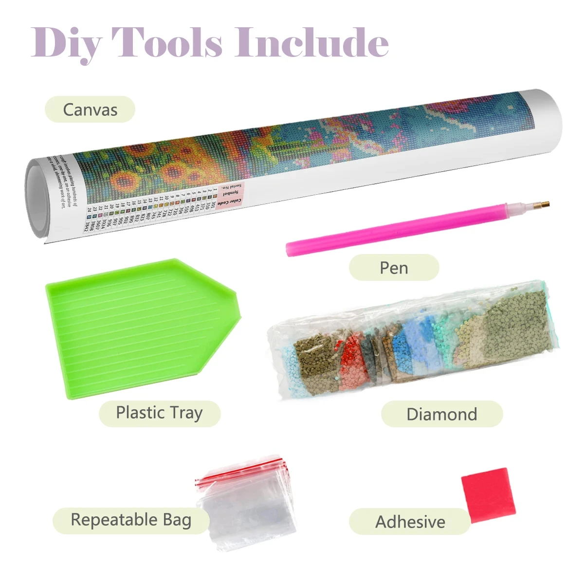 5D DIY Diamond Painting Kit Sc - Art Craft Village 评论和价格